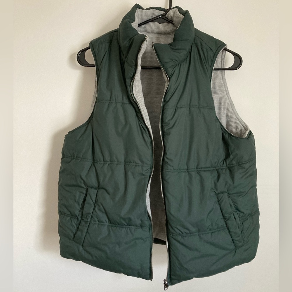 Roolee // Little Snowball Reversible Vest // size S